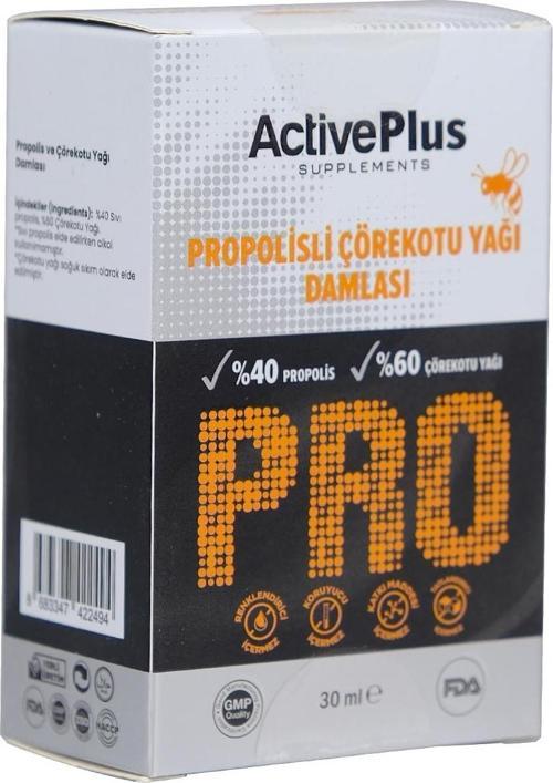Actıve Plus Propolıslı Corekotu Yagı Damlası 30 Ml