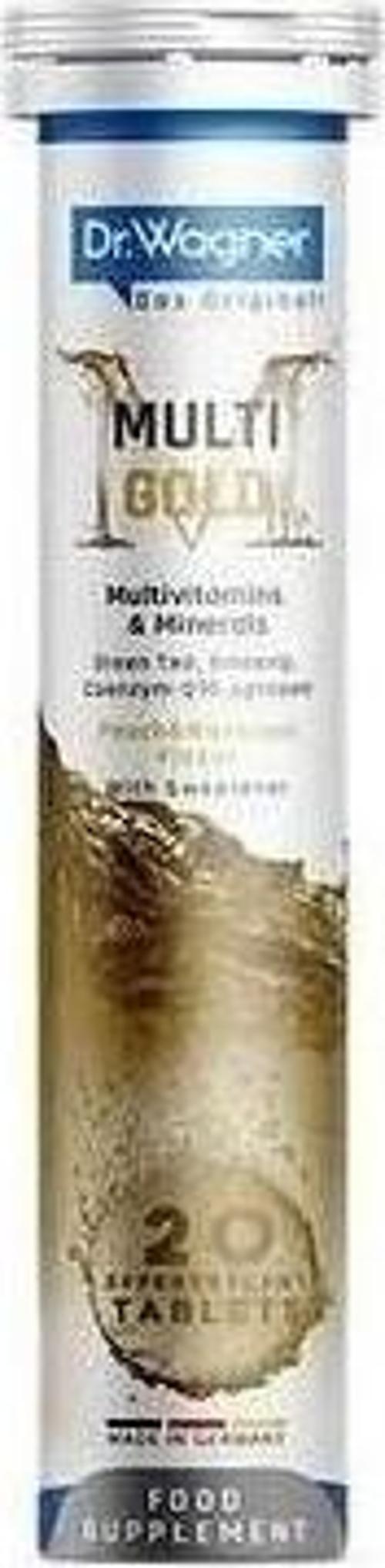 Dr Wagner Multi - Gold Multivitamin + Mineral 20 Efervesan Tablet