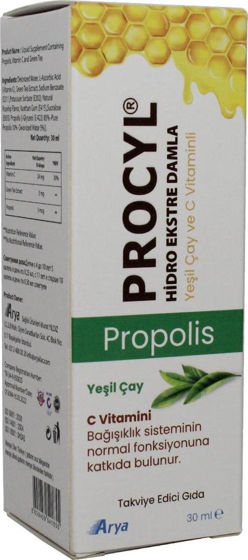 Propolis Hidro Ekstre Damla