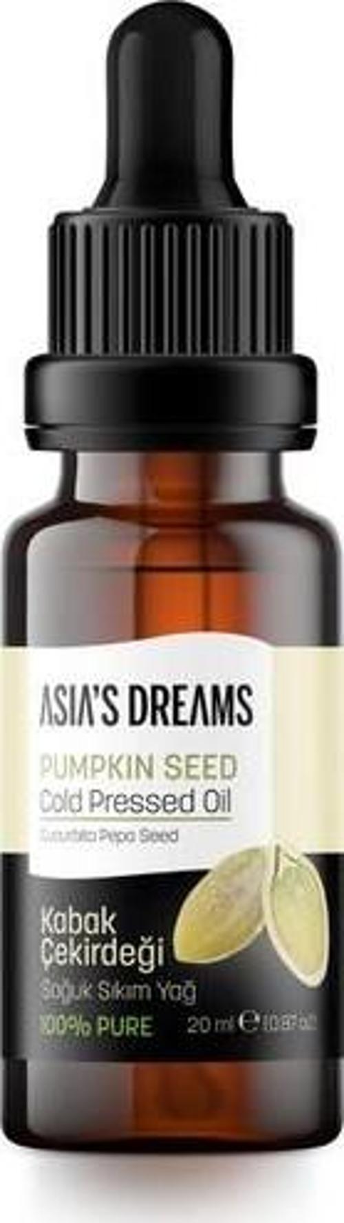 Asia's Dreams Kabak Çekirdeği Soğuk Sıkım Yağ 20 Ml