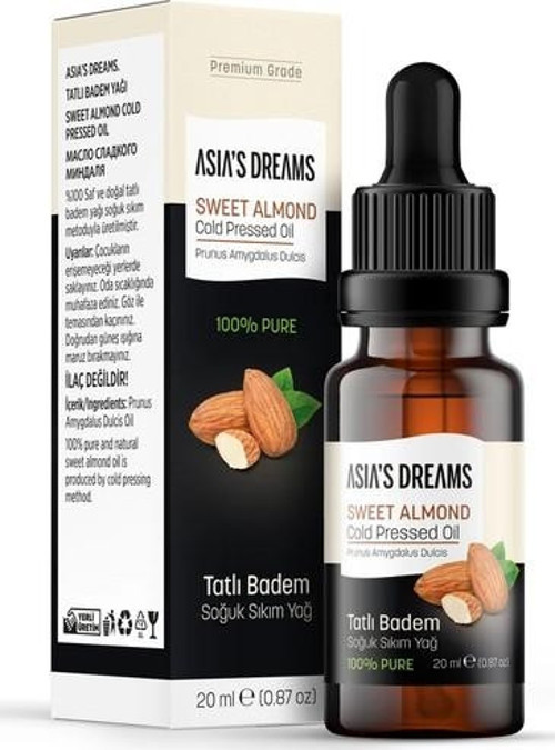 Asia's Dreams Tatlı Badem Soğuk Sıkım Yağ 20 Ml