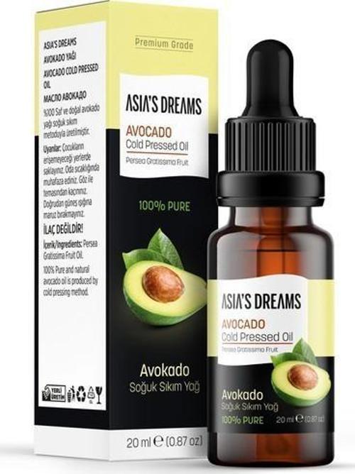 Asia's Dreams Avokado Soğuk Sıkım Yağ 20 Ml