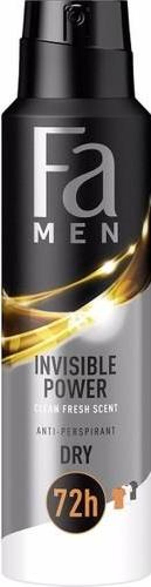 Fa Men Invisible Power Terleme Karşıtı Erkek Deosprey 150 Ml 