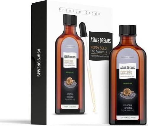Asia's Dreams Haşhaş Tohumu Soğuk Sıkım Yağ 100 Ml