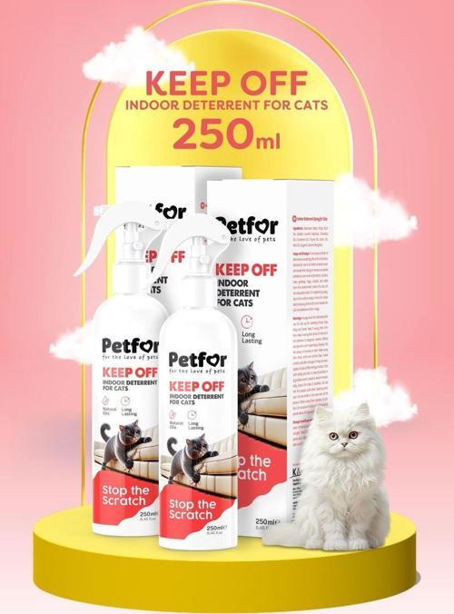 İstenmeyen Bölgelerden Kedi Uzaklaştırıcı Sprey 250 Ml X2 Adet