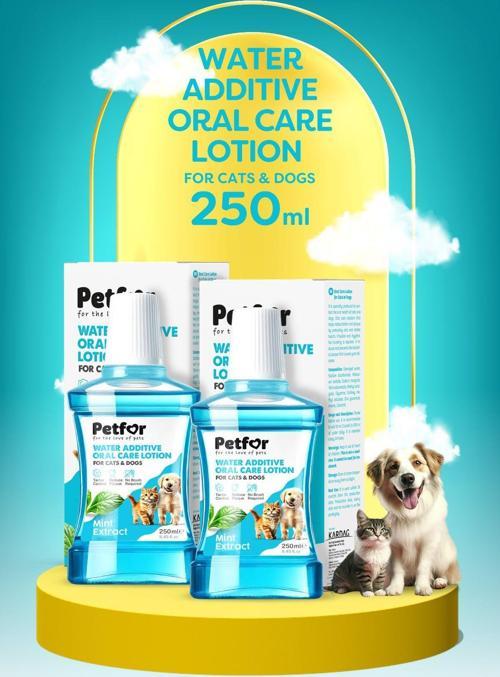 Kedi Ve Köpekler Ağız Bakım Losyonu 250 Ml X2 Adet