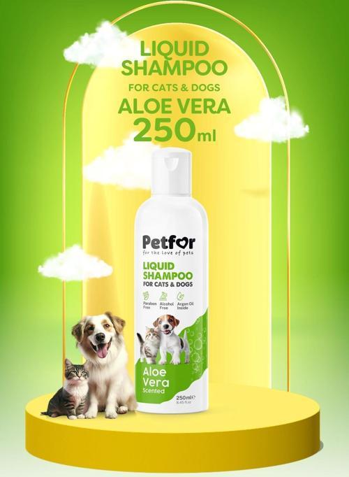 Kedi Ve Köpekler İçin Aloe Veralı Şampuan 250 Ml