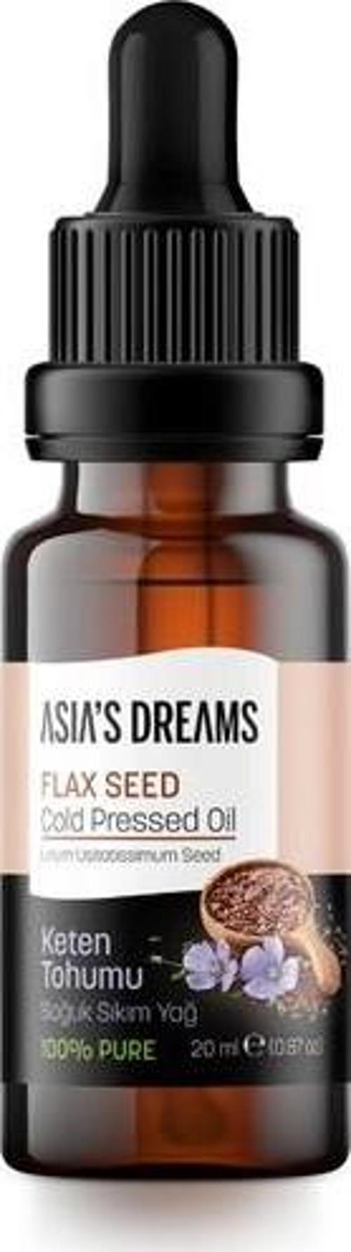 Asia's Dreams Keten Tohum Soğuk Sıkım Yağ 20 Ml