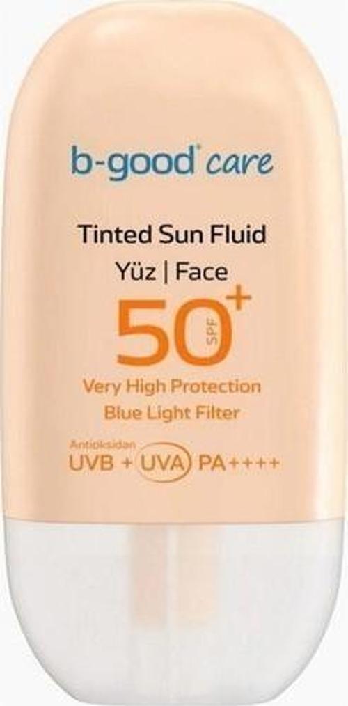 Yetişkin Tinted Güneş Kremi Renk Tonu Eşitleyici Spf 50+ Yüz Için 50 Ml