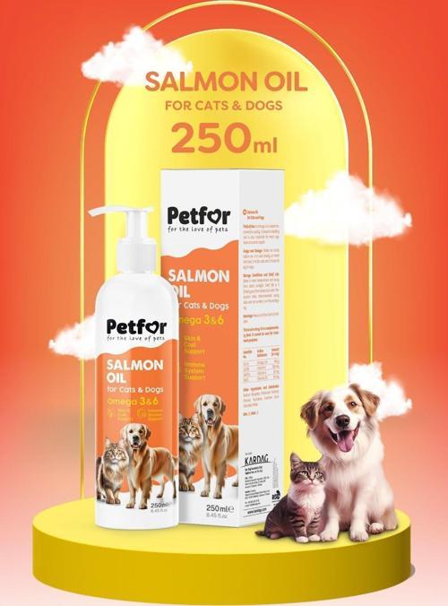 Somon Yağı 250 Ml Kedi Ve Köpekler İçin