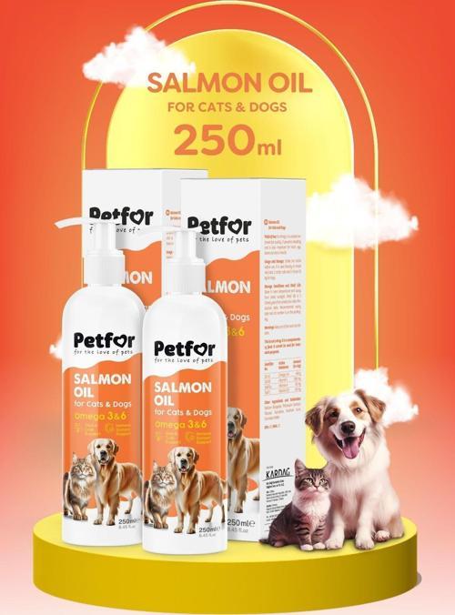 Somon Yağı 250 Ml Kedi Ve Köpekler İçin X2 Adet