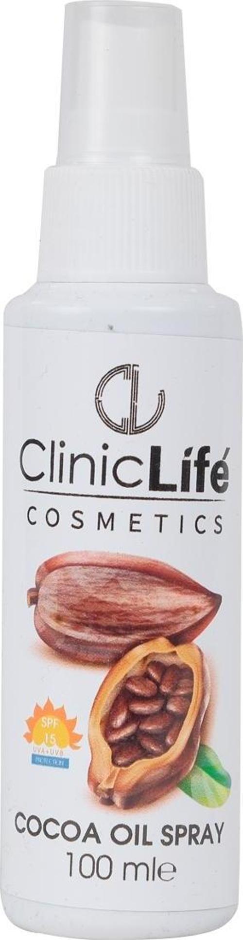 Clinic Life Bronzlaştırıcı Yağ Kakao 15 Faktör