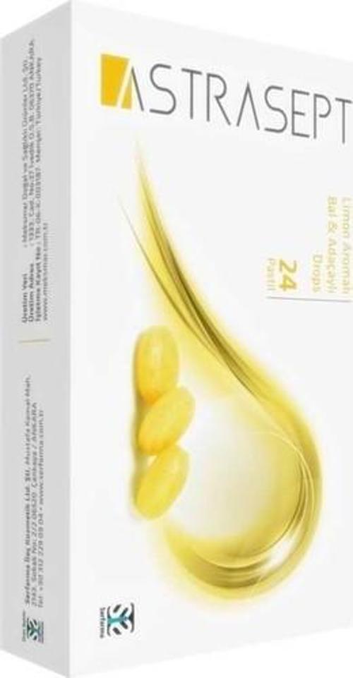 Astrasept Boğaz Pastili (limon,bal,adaçayı Aromalı)