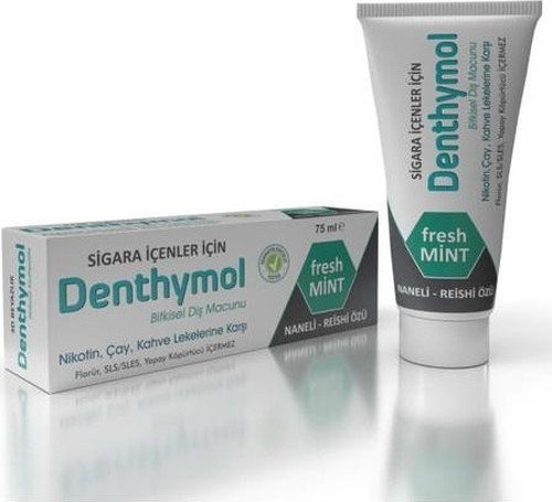 Denthymol Dıs Macunu Denthymol Bıtkısel Sıgara Icenler Icın 75 Ml