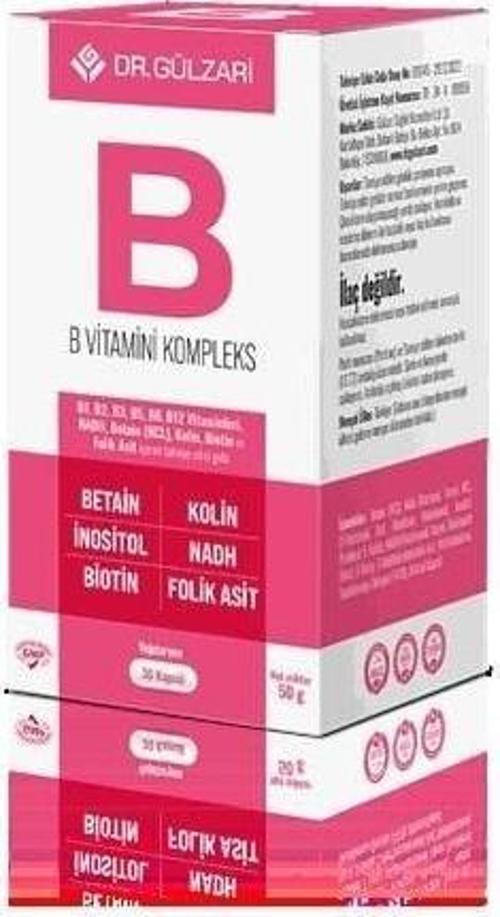 Dr. Gulzarı B Komplex 30 Kap