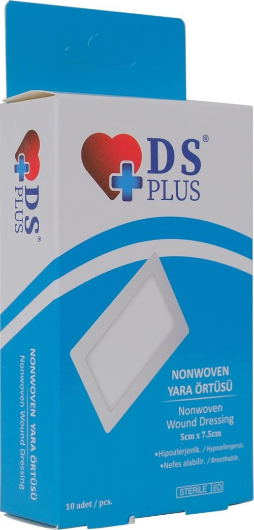 Ds Plus Hazır Pansuman Yara Örtüsü 5*7,5 10lu