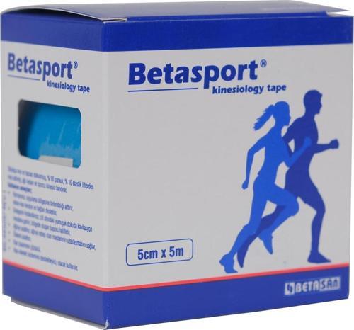 Betasport Kinesio Tape Destek Bandaj Mavi 5mt X 5cm 49305m