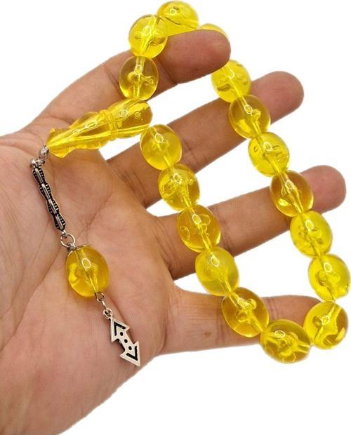 Sarı 17 Li Maskot Tesbih