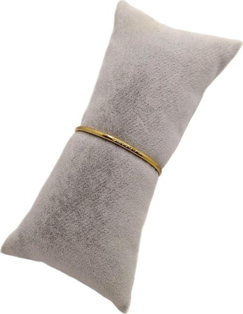 Saf Pirinç Halka Desenli Yel Bileziği