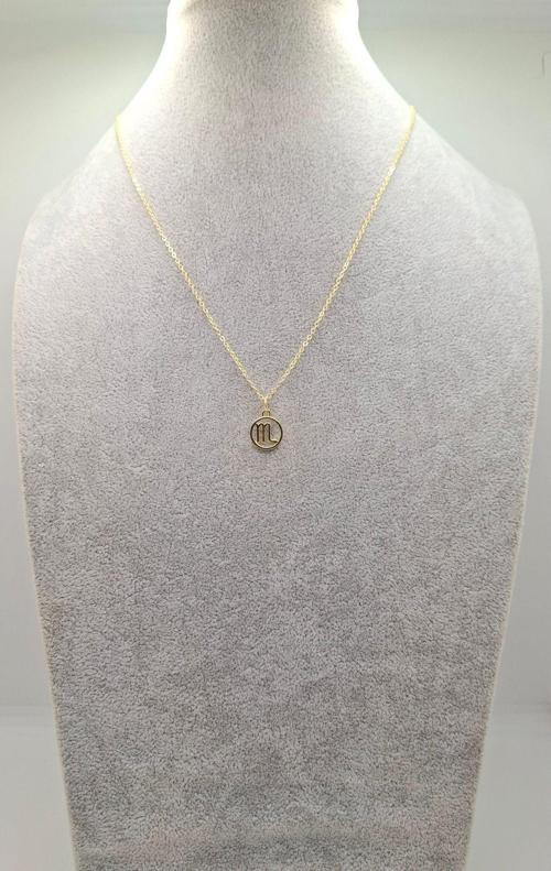 Altın Renk Akrep Burcu Model Kolye