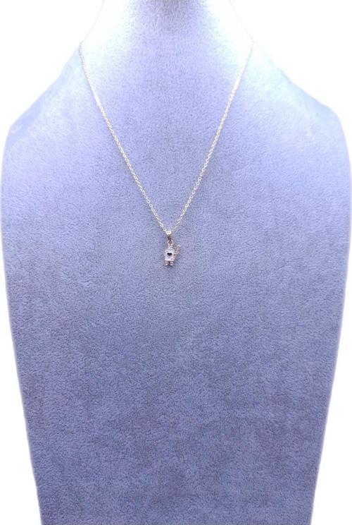 Siyah Kupa As Asker Model Kolye