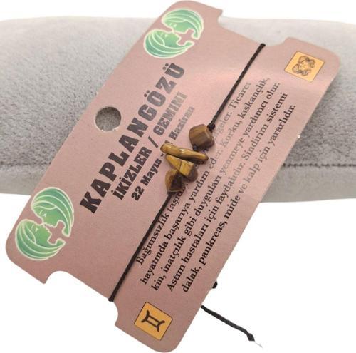 İkizler Burcu Doğal Taş Bileklik