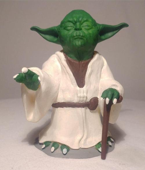 Star Wars - Yıldız Savaşları Yoda - Dekoratif Biblo- 9 Cm - Renkli
