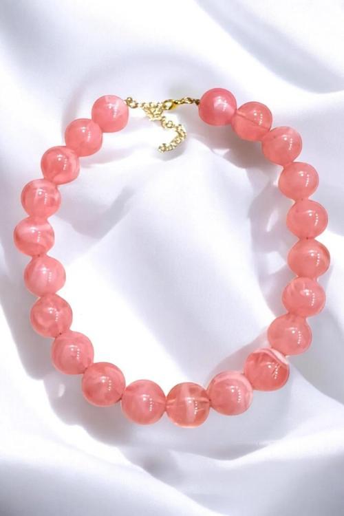 BASİC AKRİLİK TOP KOLYE