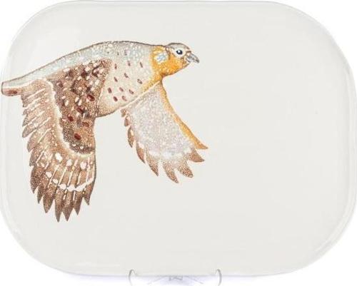 Amorf Turuncu Seramik Servis 30X40Cm