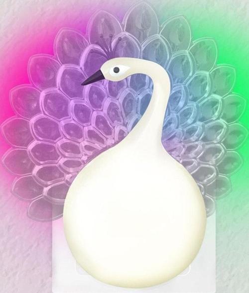 Dekoratif Gece Lambası Rgb Işıklı Prizli Lamba Çocuk Lambası %80 Enerji Tasarruflu