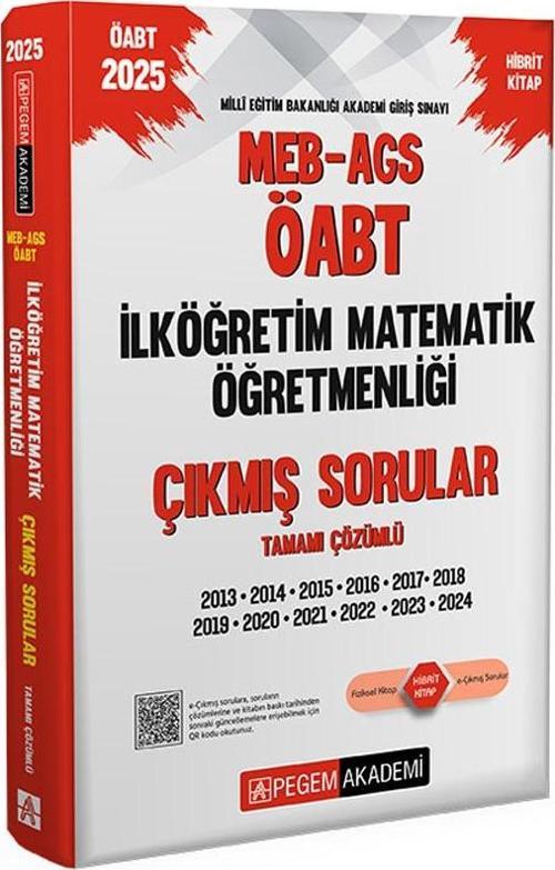 2025 MEB-AGS-ÖABT İlköğretim Matematik Öğretmenliği Çıkmış Sorular