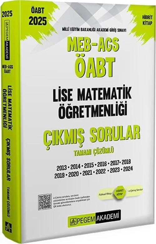 2025 MEB-AGS-ÖABT Lise Matematik Öğretmenliği Çıkmış Sorular