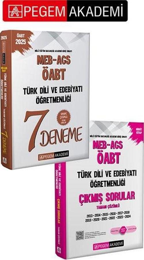 PEGEM AKADEMİ 2025 MEB-AGS-ÖABT Türk Dili ve Edebiyatı Öğretmenliği Çıkmış Sorular + 2025 MEB-AGS-ÖA