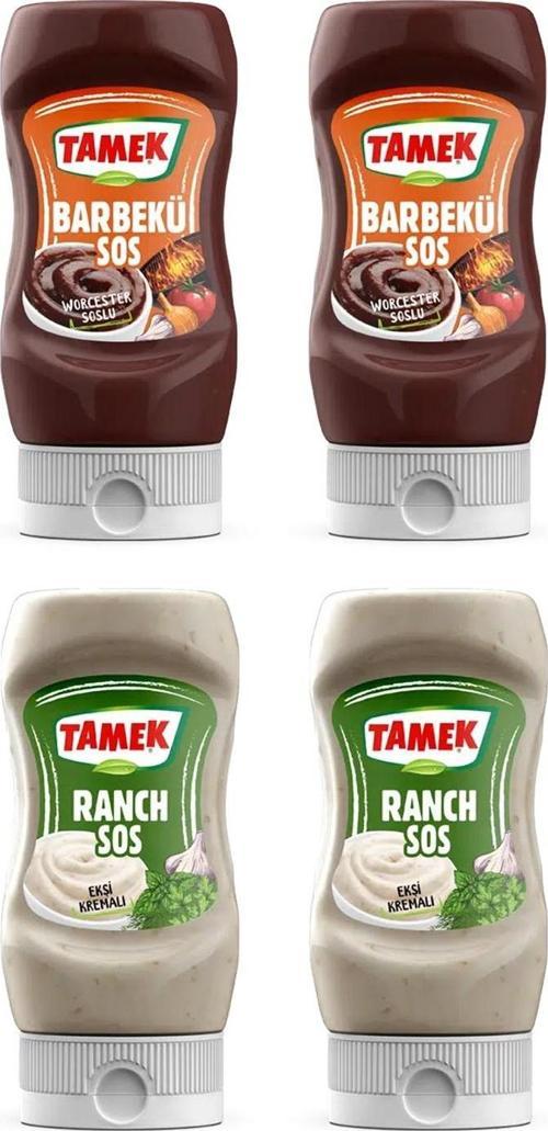 Barbekü Sos ve Ranch Sos 4 lü Set