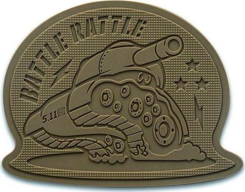 5.11 BATTLE RATTLE DESERT PATCH