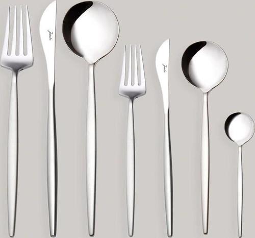 1000022829005 9000 84 Parça 12 Kişilik Çatal Kaşık Bıçak Seti Mat Çelik