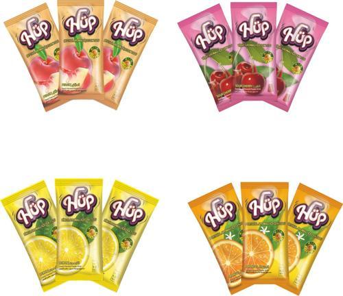 HÜP ŞEFTALİ-VİŞNE-LİMON-PORTAKAL 9GR 4'LÜ PAKET  (12 ADET)