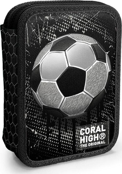 Kids Futbol Desenli Çift Katlı Kalem Çanta 11153