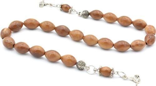 Gümüş Kaplama Malzemeli Beyzi Kesim Kuka Zaza Tesbih