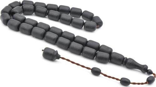 Sistemli Kapsül Kesim İri Boy Siyah Fiber Tesbih