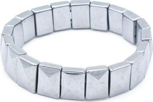 Rolex Model Dikdörtgen Kesim Hakiki Terahertz Taşı Bileklik