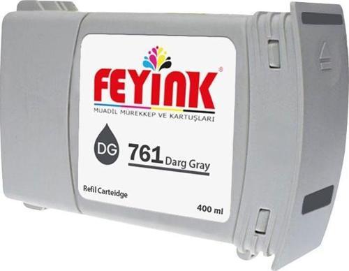 ® Hp 761 Darg Gray (G) Feyink Muadil Kartuş 400ml Designjet T7100