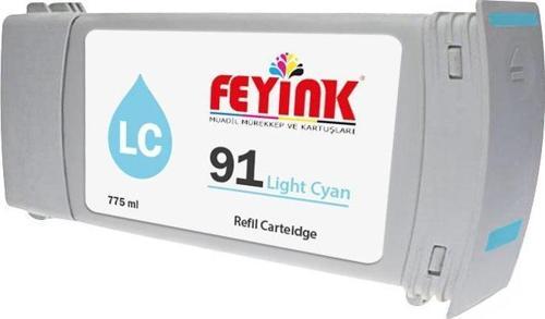 ® Hp 91 Light Cyan (LC) Feyink Muadil Kartuş 775ml Designjet Z6100
