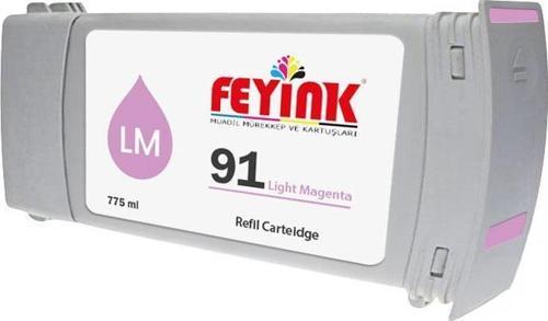 ® Hp 91 Light Magenta (M) Feyink Muadil Kartuş 775ml Designjet Z6100