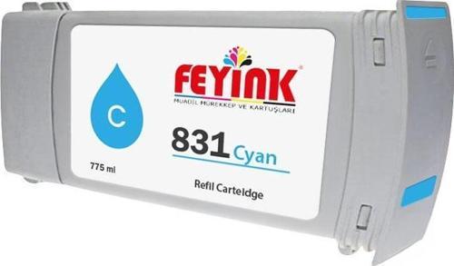 ® Hp Latex 831C Cyan (C) Orijinal Mürekkep Dolumlu Feyink Kartuş 775ml  315/330/335/360/365
