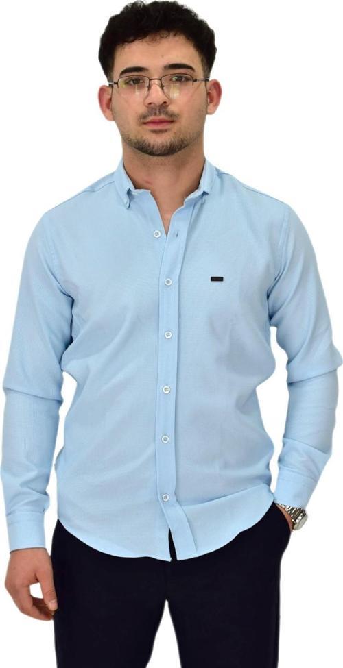 Erkek Likralı Spor Silim Fit Gömlek BGL-ST04327