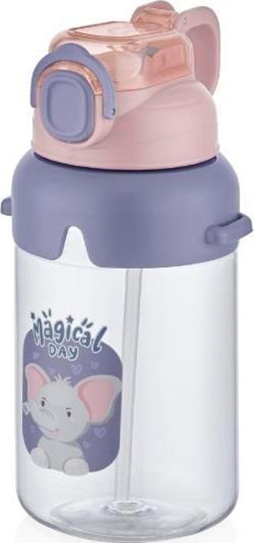 VGN2266 650 ml Pembe Pipetli Matara