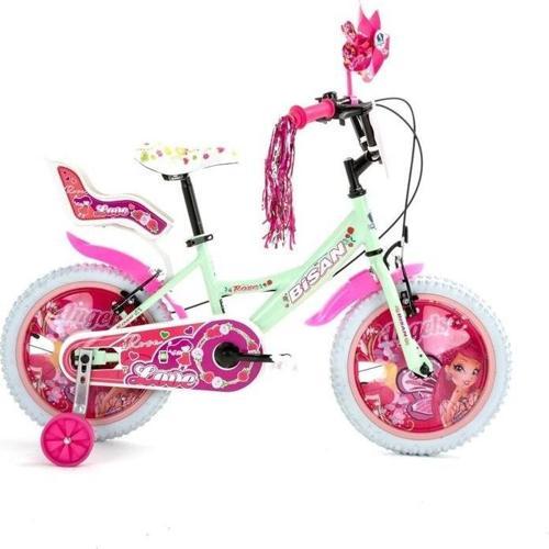 ROSE-24 KIZ ÇOCUK BİSİKLETİ 26CM V 16 JANT MİNT YEŞİL PEMBE