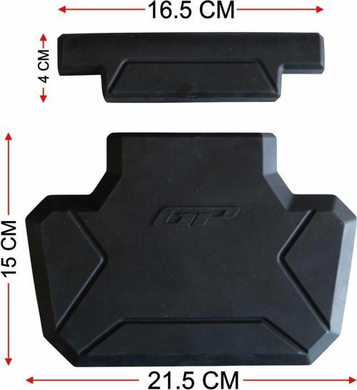 Universal 21X20cm Plastik Çanta Pedi Siyah