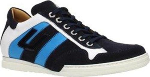NNGU4TCA Siyah Mavi Detaylı Süet Deri Sneaker Erkek Ayakkabı